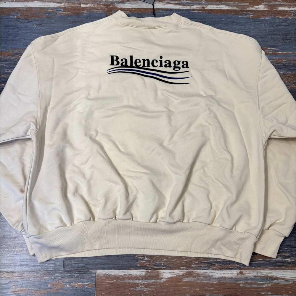 Balenciaga Campaign Embroidered Sweatshirt